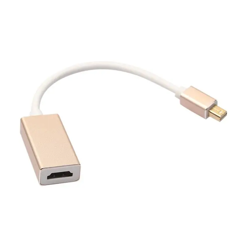 4K Mini DisplayPort DP Thunderbolt к HDMI кабель адаптер для Macbook W4M7