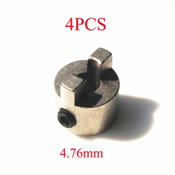 

4PCS Stainless Steel Paddle Fork ID 4.76mm* OD 10mm Drive Dog Shaft Fixed Propeller Crutch DIY Parts for RC Electric Boat Model