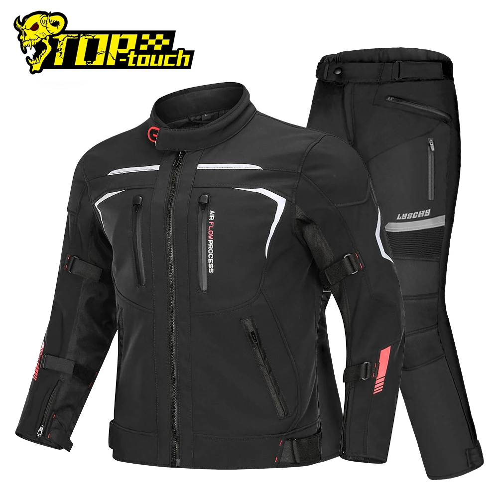 LYSCHY Motorcycle Jacket Waterproof Jaqueta Motociclista Moto Motorbike Riding Jacket Motocross Jacket Motorcycle Protection