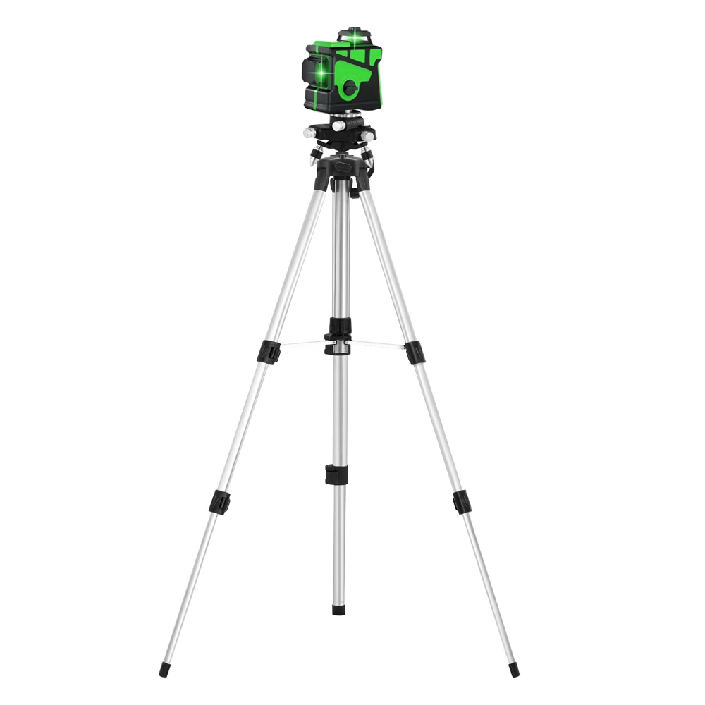ALLSOME лазерный уровень 12 линий 3D Зеленый уровень самонивелирующийся 360 градусов горизонтальный и вертикальный крест супер мощный лазерный уровень