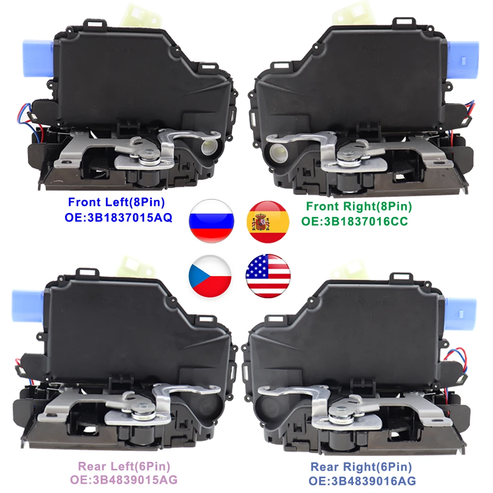 Привод дверного замка центральный механизм для VW POLO транспортера Superb FABIA T5 Seat Ibiza 4