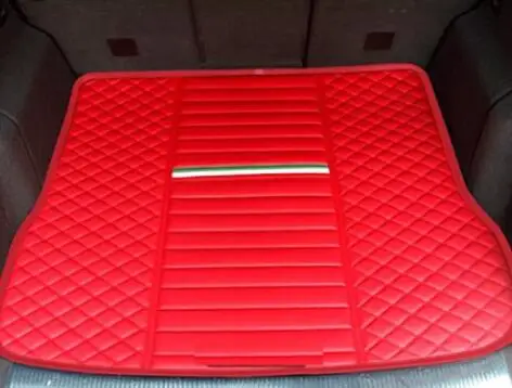 

Red Rear Trunk Boot Mat for 2013-2017 Infiniti Q50 3.7L 2015 2016