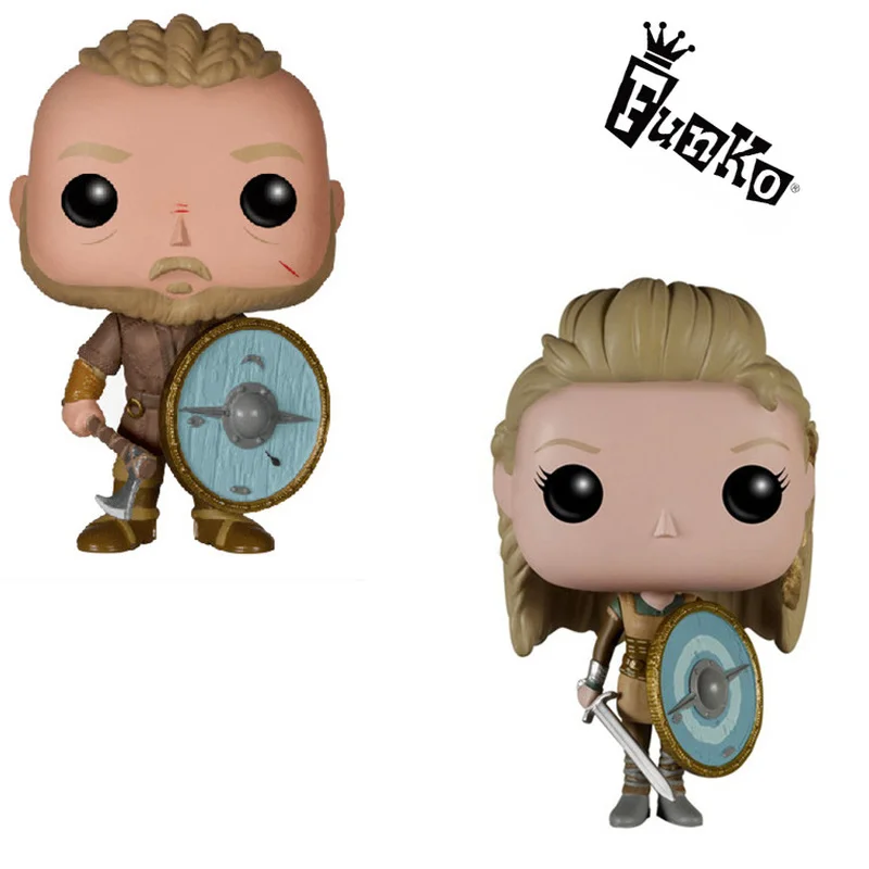 FUNKO POP Vikings Vikingar Lagertha Ragnar Lothbrok виниловые фигурки модель игрушки Рождественский подарок 177#178