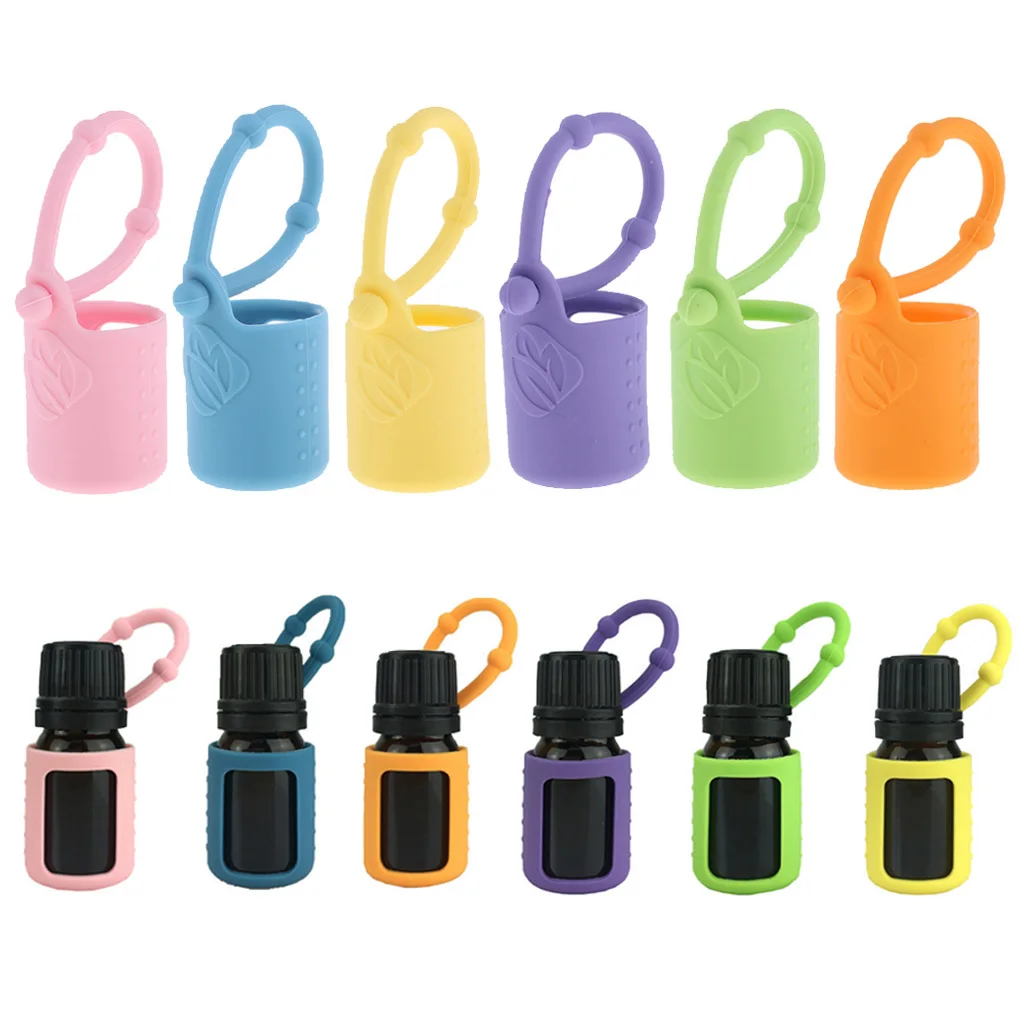 Carrying Case Silicone Protective Cover for Essential Oil Bottle 5ML | Красота и здоровье
