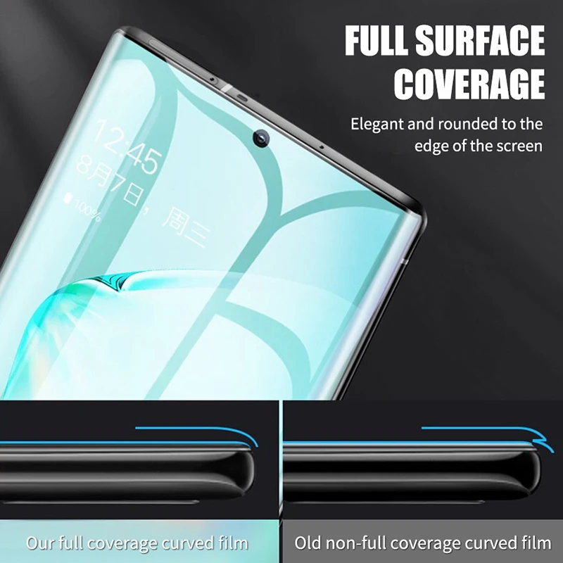 Для samsung Galaxy Note 10 Plus Защитное стекло для Sansung Note10 Note10Plus 10 Plus защита для экрана полное покрытие из закаленного стекла