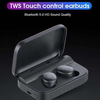 

HiFi Stereo TWS Bluetooth 5.0 Sports Earphones S16 1500mAh Charging Box Wireless Headphone Earbuds Headsets With Microphone