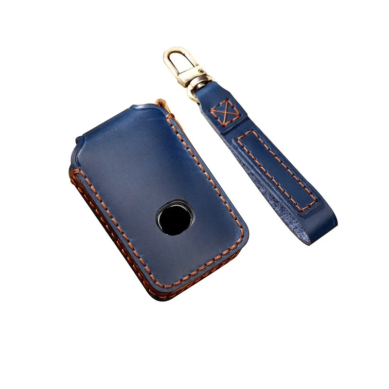 Copertura Della Cassa Chiave A Distanza Dell'Automobile Fatta A Mano In Pelle Per Mazda 3 Alexa Cx4 Cx5 Cx8 2019 2020 2021 3/4Button Smart Remote Car 