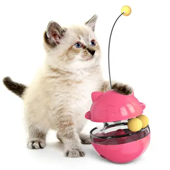

Pets Cat Dog Leakage Food Toy Animal Playing Training Exercise Toy Anti-depression Portable Funny Toys