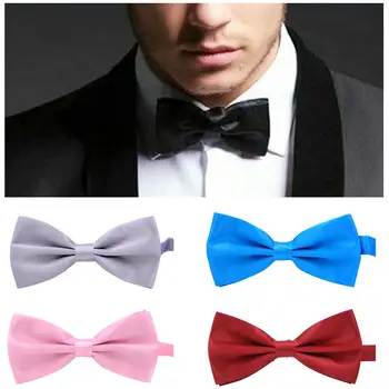 

Solid Color Bow Ties for Men Handmade Adjustable Necktie Bowtie Men Boy Kids Bow Ties Necktie Bow Tie Baby Children Ties Cravate