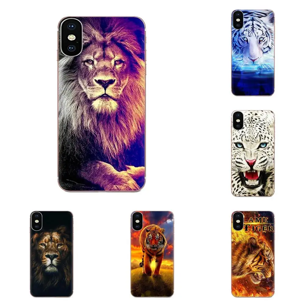 Tiger Lion Animal Howl For Sony Xperia Z Z1 Z2 Z3 Z4 Z5 compact Mini M2 M4 M5 T3 E3 E5 XA XA1 XZ Premium Soft TPU Phone | Мобильные
