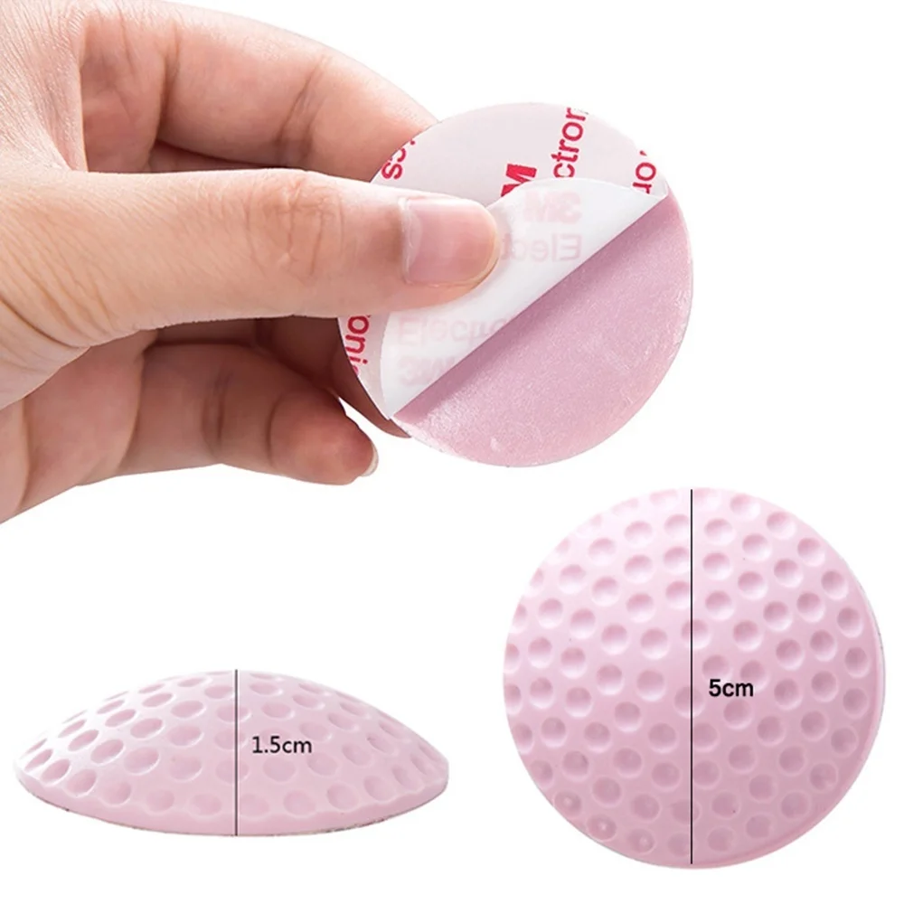 

Handle Crash Pad Rubber Shock Pad Prop 4 Color Door Protective Room Home Soft Safety Wall Accessories Doorstops