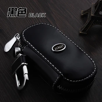 

keychain Ring case Leather Car Key protective Fob Cover Fits For Audi A4 A5 A3 A6 A8 A7 Q3 Q5 Q7 80 C5 C6 C7 TT B1 RS4 RS5