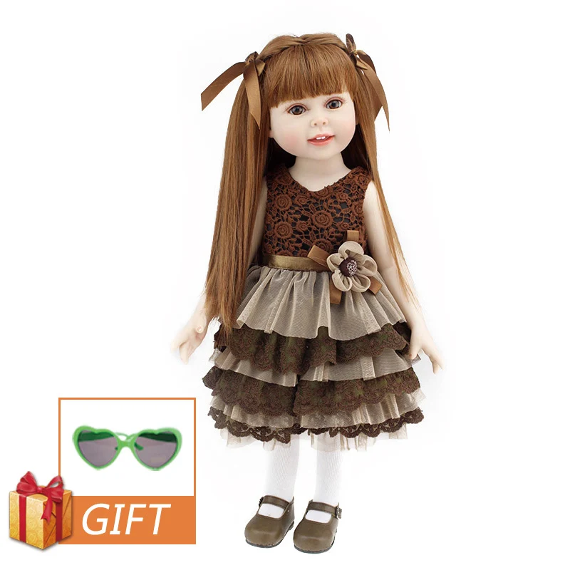 C077 NPK 18 дюймов Кукла ручной работы Reborn Baby Dolls полностью силиконовая Реалистичная кукла принцессы реалистичный резиновый игрушка для детей подарок на день рождения - Цвет: C077