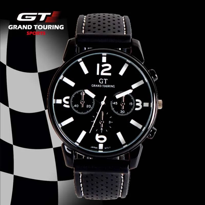 Гоночные мужские спортивные часы люксовый бренд Grand Touring GT часы силиконовые мужские армейские кварцевые Военные Наручные часы Женская мода