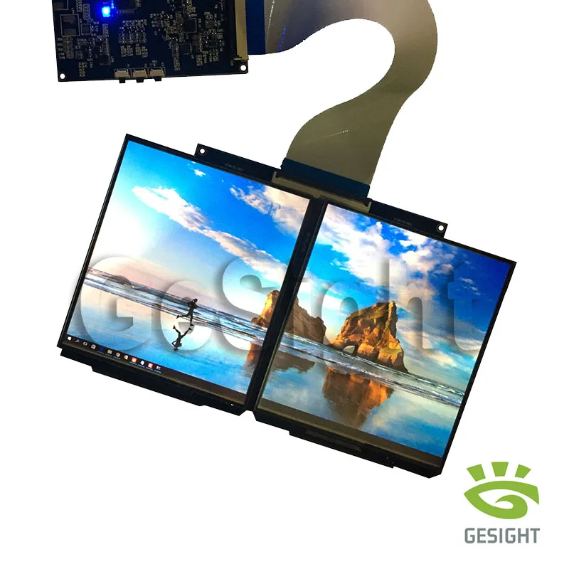 Polegada 1080x1200 Quadrado Oled Oled com Telas Duplas Mipi para Hd-mi Placa de Motorista para vr Hamlet Headsets H381dln01.2 3.81 - Imagem 3
