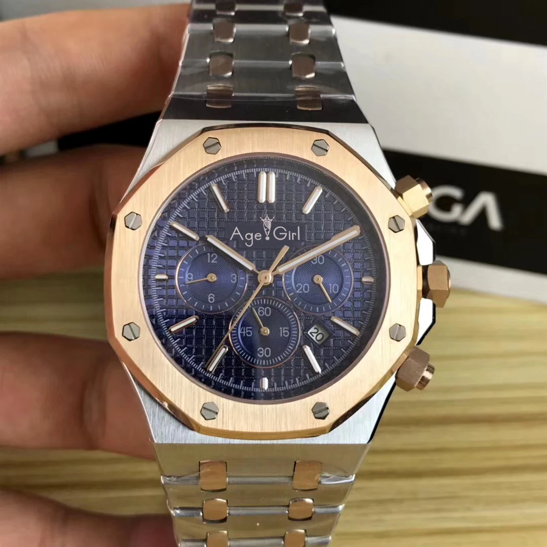 

Luxury Brand Automatic Mechanical Self Wind Men Watch Sapphire Glass Silver Rose Gold Limited Sport Black Blue White Watches AAA