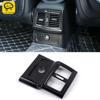 

CarManGo Auto Car Accessories Rear Seat Back Air Vent Outlet Cover Frame Sticker Interior Decoration for BMW X1 F48 2016-2020