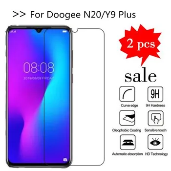 Перейти на Алиэкспресс и купить 2 шт Стекло Для Doogee N20 6,3 дюймовый защитный экран закаленное стекло Для Doogee Y9 Plus защитная пленка