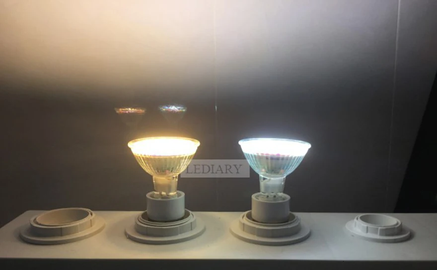 Светодиодный Светодиодный светильник JCDR GU5.3 MR16 SMD2835 40 светодиодный/60 Светодиодный 12 В/220 В стеклянный корпус светодиодный энергосберегающий светильник в форме чашки точечный светильник