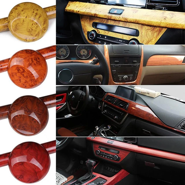 30cm x 100cm adesivi per Auto venatura del legno rivestimento interno  copertura Car Styling cambia colore pellicola accessori Auto Auto Auto на  машину - AliExpress