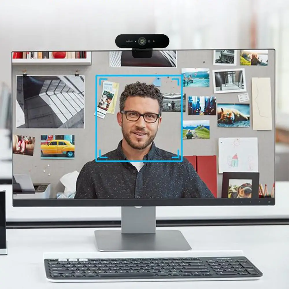 Logitech BRIO C1000e 4K HD веб-камера с микрофоном распознавание лица Автофокус Компьютерная камера для видеоконференции потоковая запись