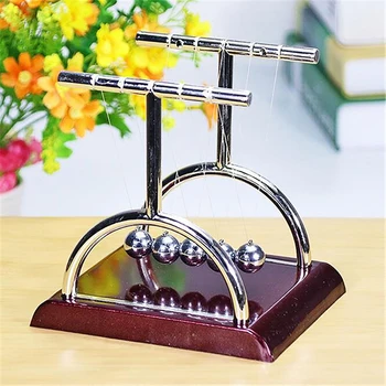 

Early Fun Development Educational Desk Child Toy Gift Newtons Cradle Steel Balance Ball Physics Science Pendulum Learning Gadget