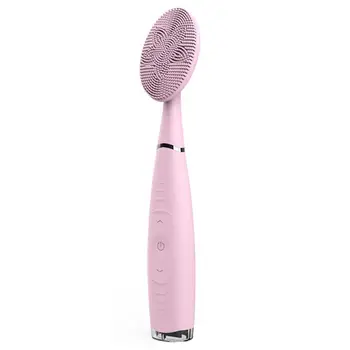 

Hand-Held Electric Silicone Facial Cleansing Brush Waterproof Wash Brush Household Portable Cleansing Massage Instrument Hot