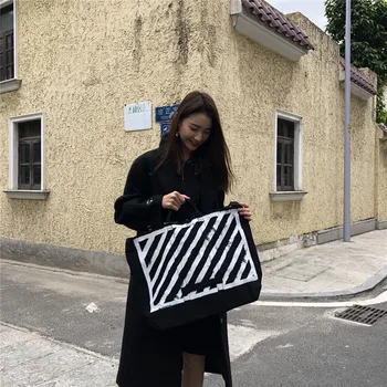 

Zebra Crossing Student School Bag 2020 New Sports Business Trip Canvas Messenger Shoulder Bag High Quality Unisex Handbags
