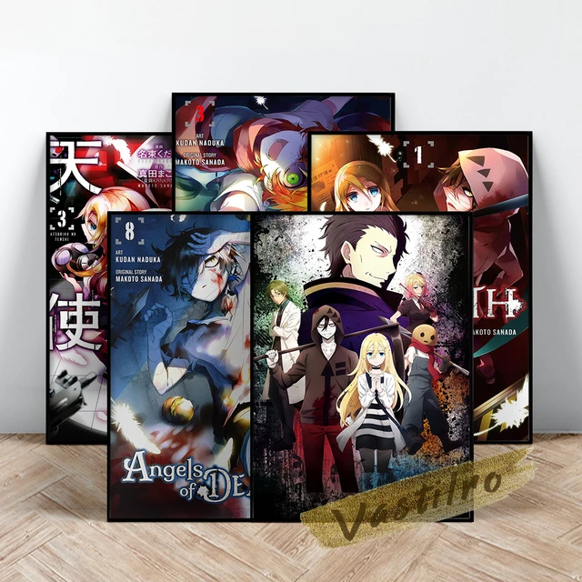 Japan Anime Game Angels of Death Cartoon Painting Art Decor Posters Home  Decoration Canvas For Living Room Wall Decor Picture - AliExpress