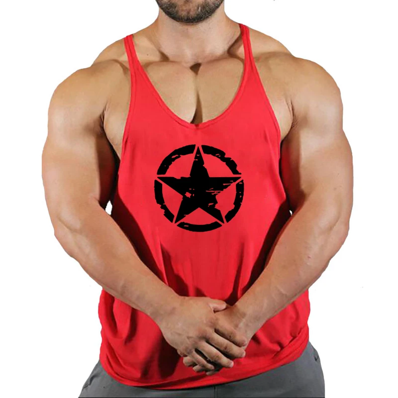 COWBI Camiseta de Tirantes Hombres Deportiva Culturismo Fitness Tank Top sSport Sin Mangas T-Shirt 