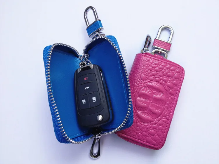 Женский кошелек для ключей для мужчин и женщин с узором «крокодиловая кожа» держатели ключей от автомобиля ключница для мужчин ретро многофункциональный домашний брелок