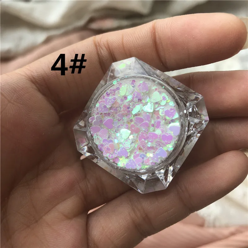 1 set Heat Gel Sequins Festival Makeup Face Body Lip Glue Glitter Cream Mermaid Tattoo Pigment Music Dance Party Art Cosmetic - Цвет: LP007