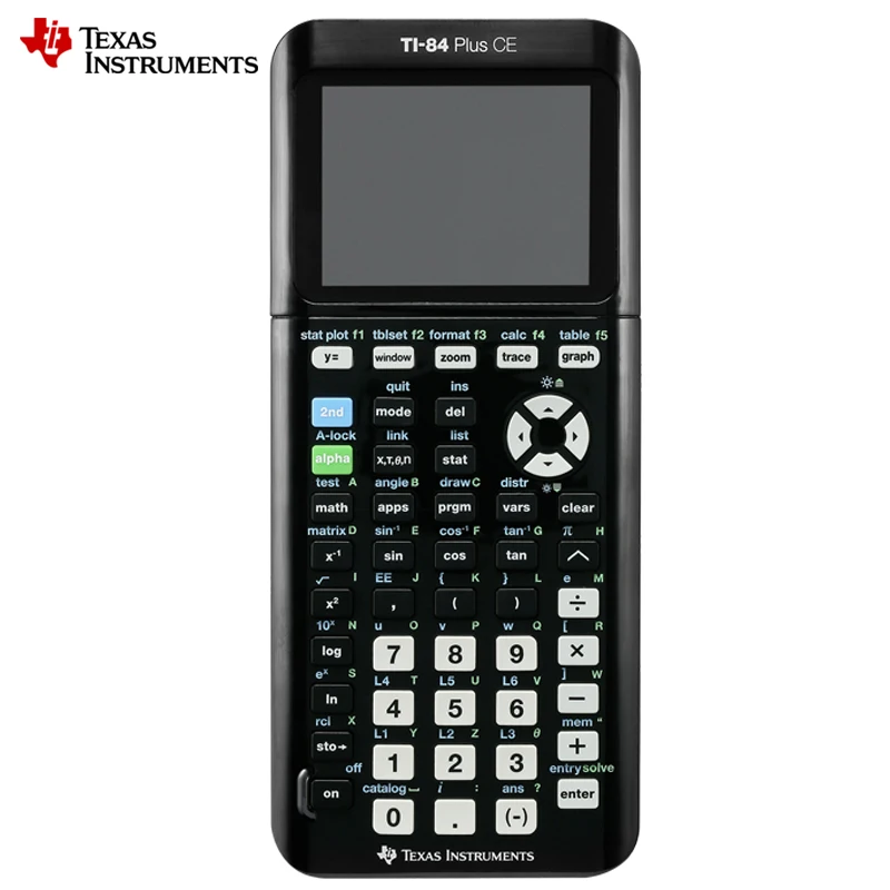 Texas Instruments TI-84 плюс CE Программирование графический калькулятор AP IB SAT Международный экзамен компьютер