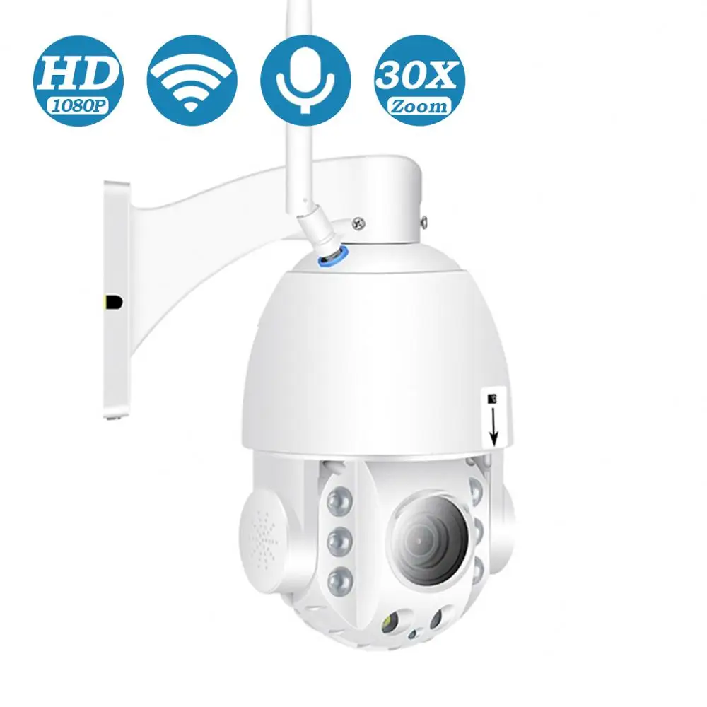 BESDER открытый 30X зум камеры PTZ IP Камера Wi Fi 1080P Автофокус Скорость купол