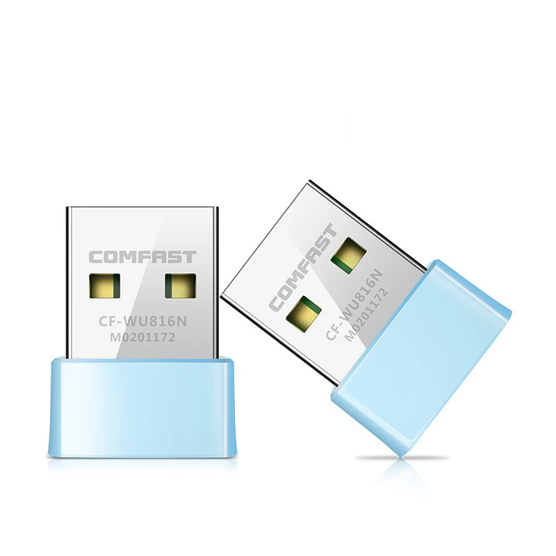 COMFAST CF-WU816N 150 Мбит/с 2,4G мини USB беспроводной WiFi адаптер 2DBi Wifi Антенна Бесплатный драйвер адаптер для настольного ноутбука