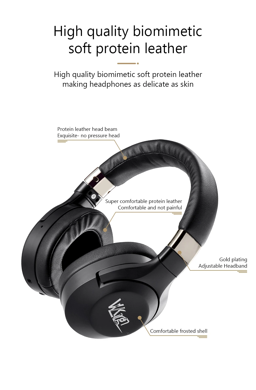 VVKing активный шумоподавление беспроводные bluetooth-наушники игровая bluetooth-гарнитура музыка HiFi глубокий бас наушники компьютер