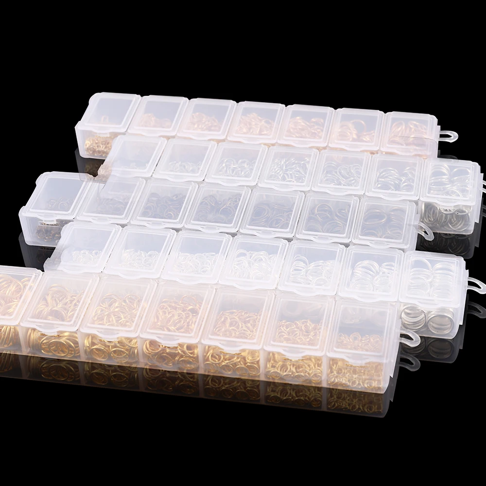 Kit 1403 Anelli Aperti Per Gioielli - Ferro Senza Nichel 4-10 Mm Con Pinze E Attrezzi - Foto 3