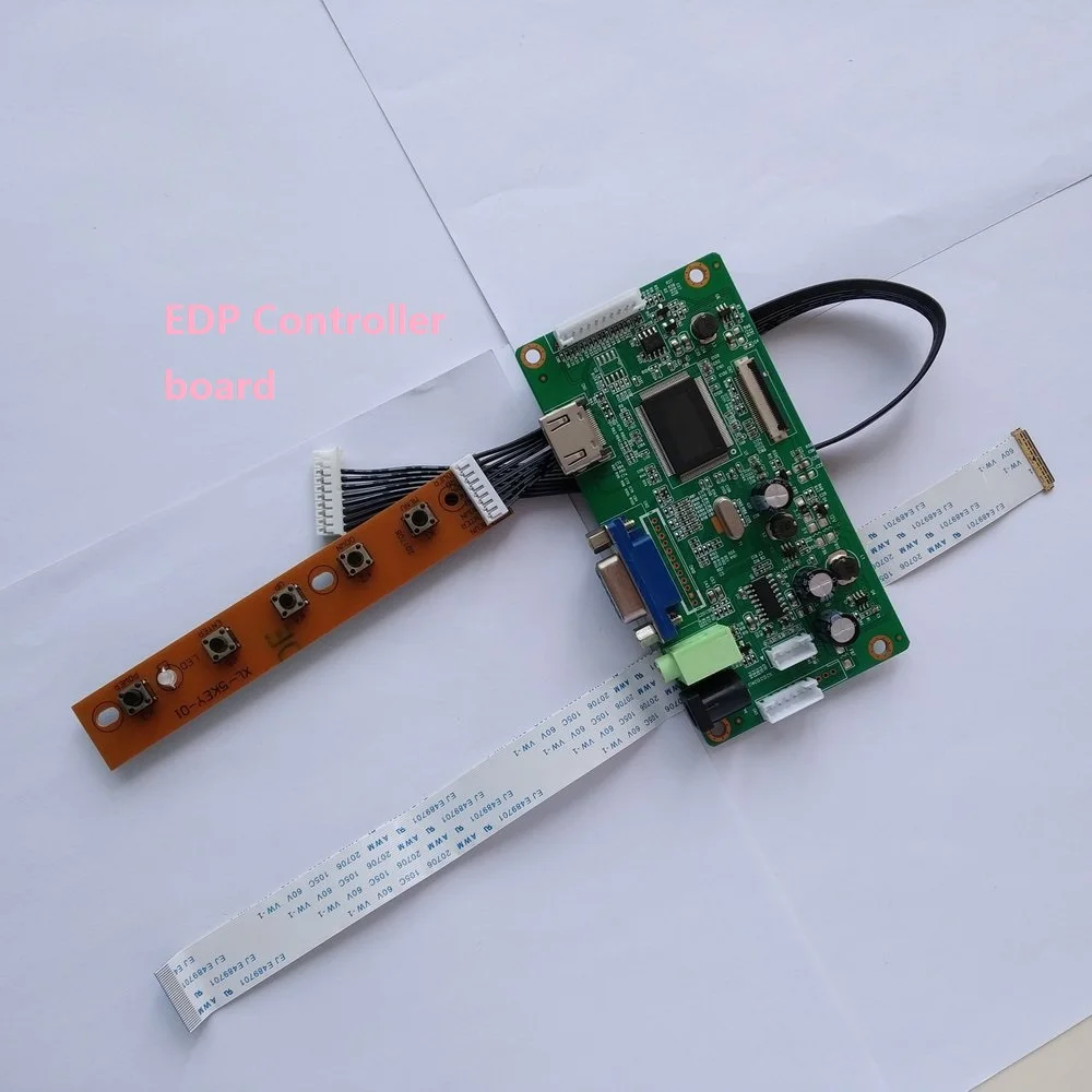 Для N156BGE-EA2 комплект VGA экран дисплей Контроллер 15," светодиодный EDP HDMI драйвер монитора 1366X768 30Pin lcd DIY