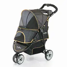 Pet Cart Dog Cart Foldable Portable Detachable Four-wheeled Pet Cart Small and Medium-sized Dogs Cat Carrier Dog Carriers