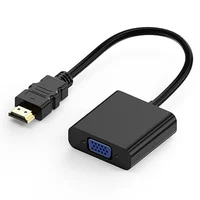 HD 1080P HDMI Zu VGA Kabel Konverter mit Audio Power Versorgung HDMI Stecker Auf VGA Buchse Konverter Adapter für tablet Laptop PC TV