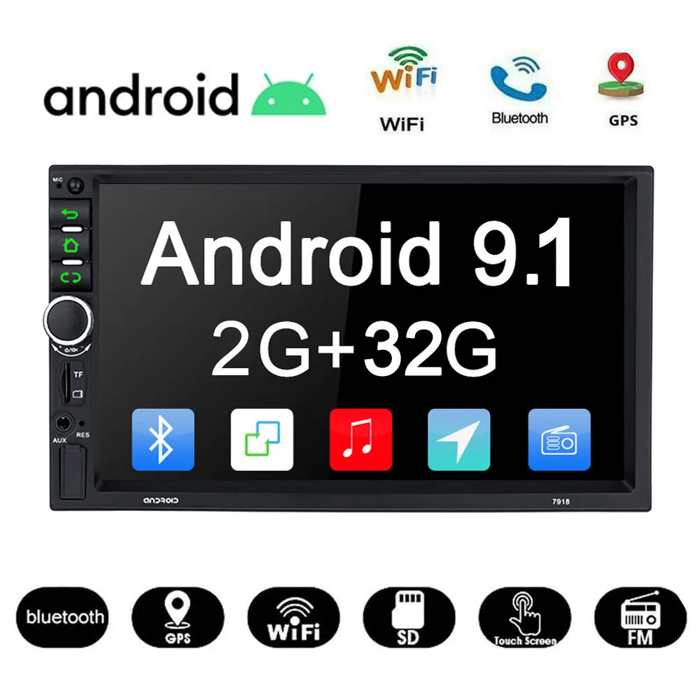 7 ''Универсальный 2 din Android 10 1 автомобильный Радио мультимедийный видео плеер