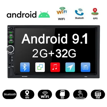 

7'' Universal Android 9.1 2 Din Car Radio Multimedia Player Video Player GPS Navigation Auto Stereo GPS Navigation Head Unit