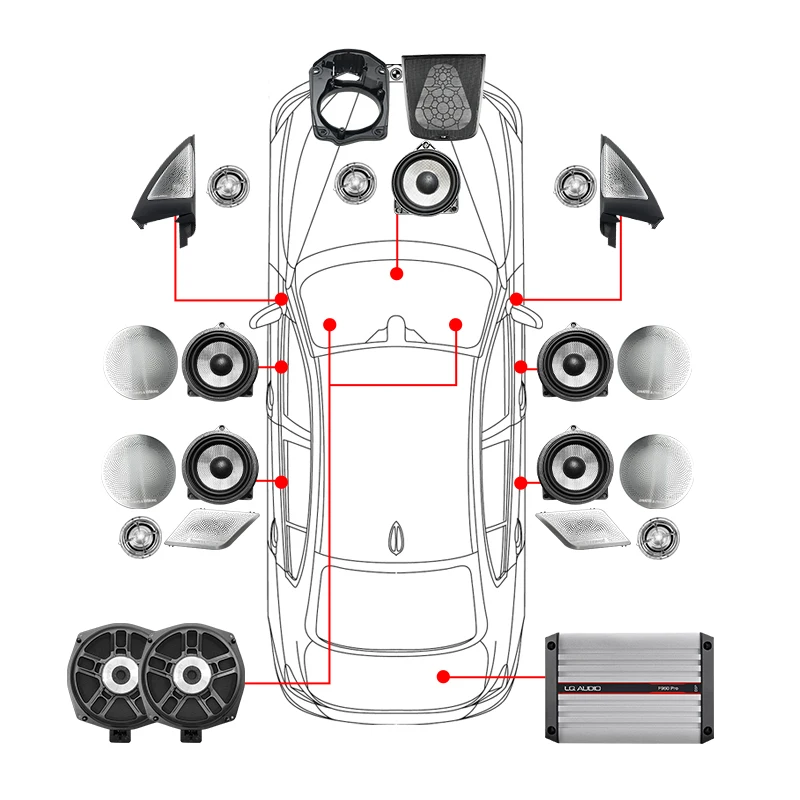 BMW X3, G01, 3 시리즈, X4 G02, G02용 발광 스피커 커버, 도어 패널, 트위터, 서브우퍼, LED 혼 스피커, 고품질