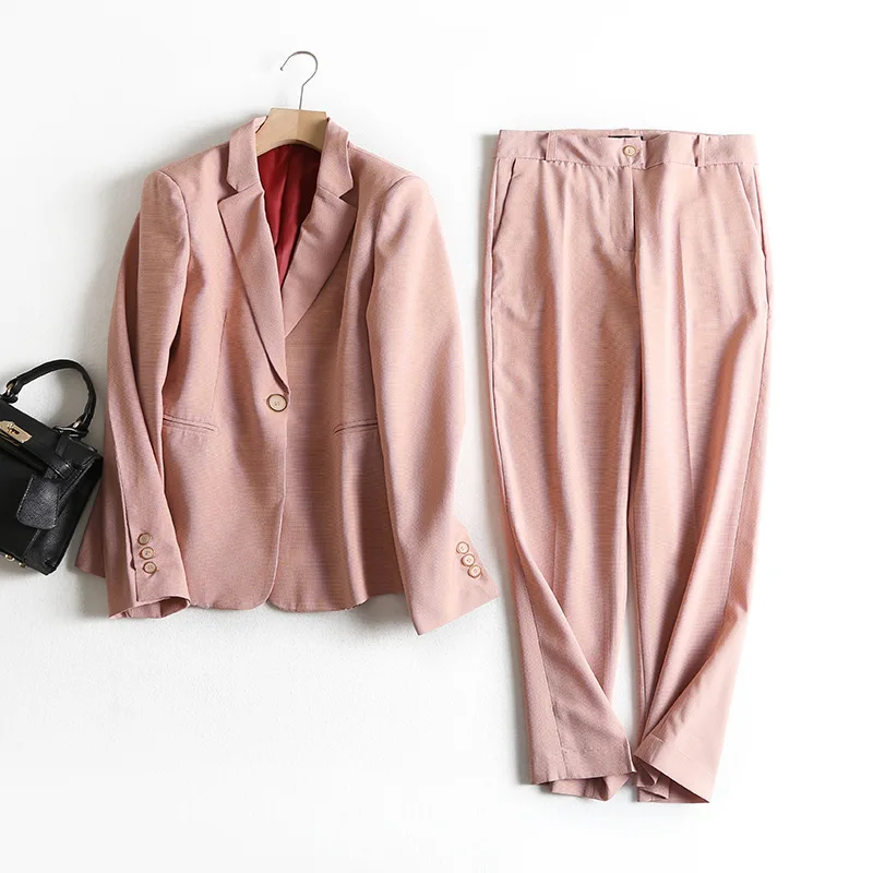 

A Generation of OL Retro Fashion Elegant Thousands of Birds Suit Harem Suit Pants Two-Piece Women's Entity