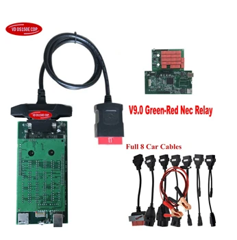 VCI VD DS150E CDP vd tcs cdp pro с bluetooth для delphis obd2 диагностический инструмент с новыми реле для autocome с usb - Цвет: without Bluetooth