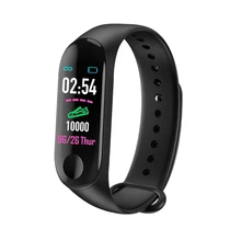 Смарт-браслет M3, умные часы для мужчин и женщин, монитор сердечного ритма, кровяного давления, водонепроницаемый трекер, Bluetooth, браслет для Android IOS