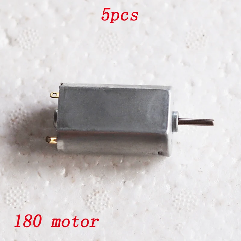

5pcs RC Aircraft 180 Brushed Motor DC 3V-8V 35000RPM High Speed Engine Power Motors 2S Airplane Motor Shaft Dia 2mm