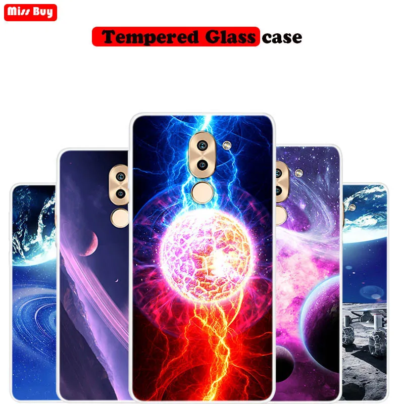 For Huawei Honor 6X Case Silicone Starry Sky Star Planet Print Phone Cases 7X 8X 9X Pro 5X Soft Slim Cover |