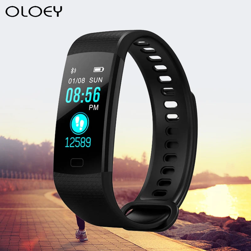

2020 Smart Fitness Bracelet Watch Waterproof With Pressure Measurement Sport Pedometer Step Counter Activity Tracker for Android
