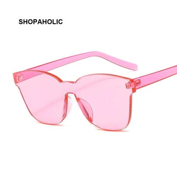 

Fashion Female Rimless Square Sunglasses Women Luxury Brand Designer Eyewear Candy Color Mirror Oculos De Sol